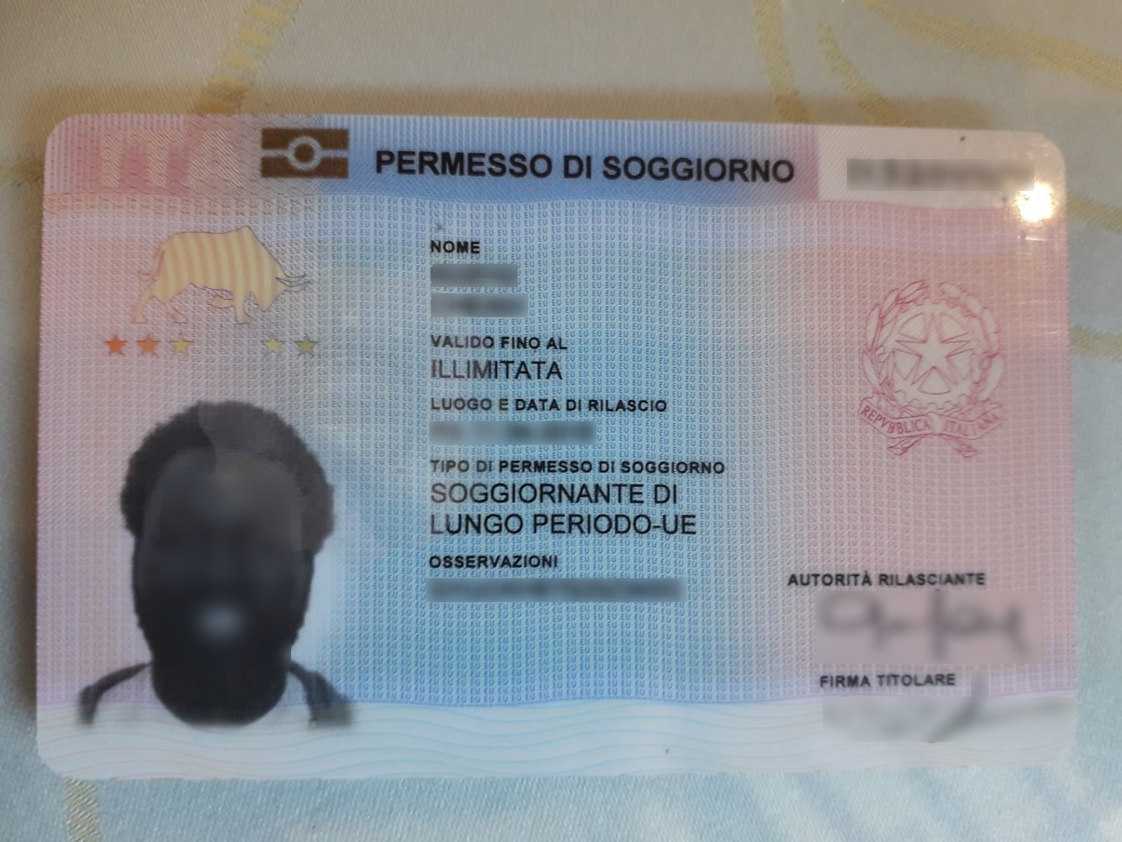 Permesso Di Soggiorno Ue Carta Di Soggiorno Per Cittadini Stranieri