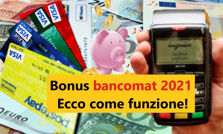 Bonus bancomat 2021: ecco come funzione l’app IO per i cashback