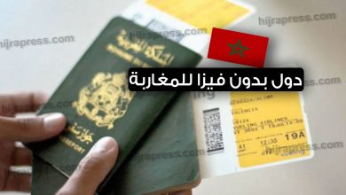 الدول بدون فيزا للمغاربة أو الدول التي يمكن السفر اليها بدون فيزا من المغرب 2022
