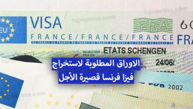 طلب فيزا فرنسا طلب فيزا فرنسا للجزائريين