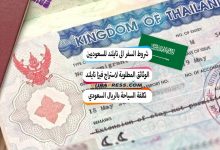 فيزا تايلند من السعودية 2022